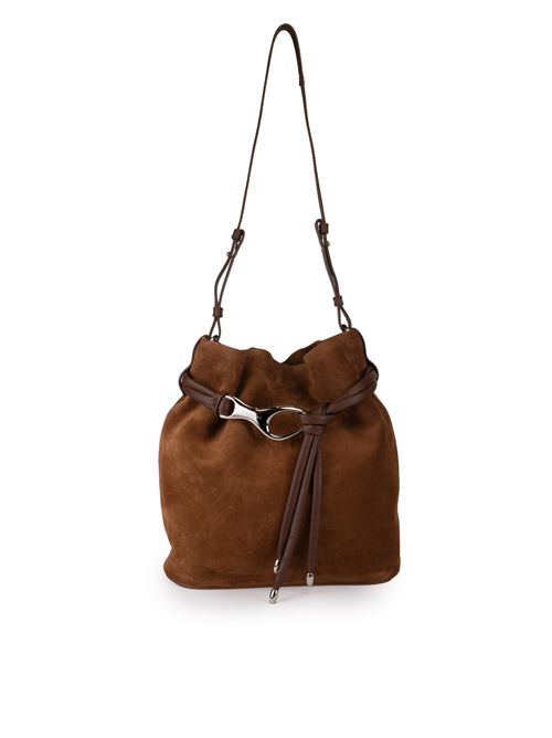 Borsa secchiello Dori Peach in pelle scamosciata ORCIANI | B02192 PEASEL